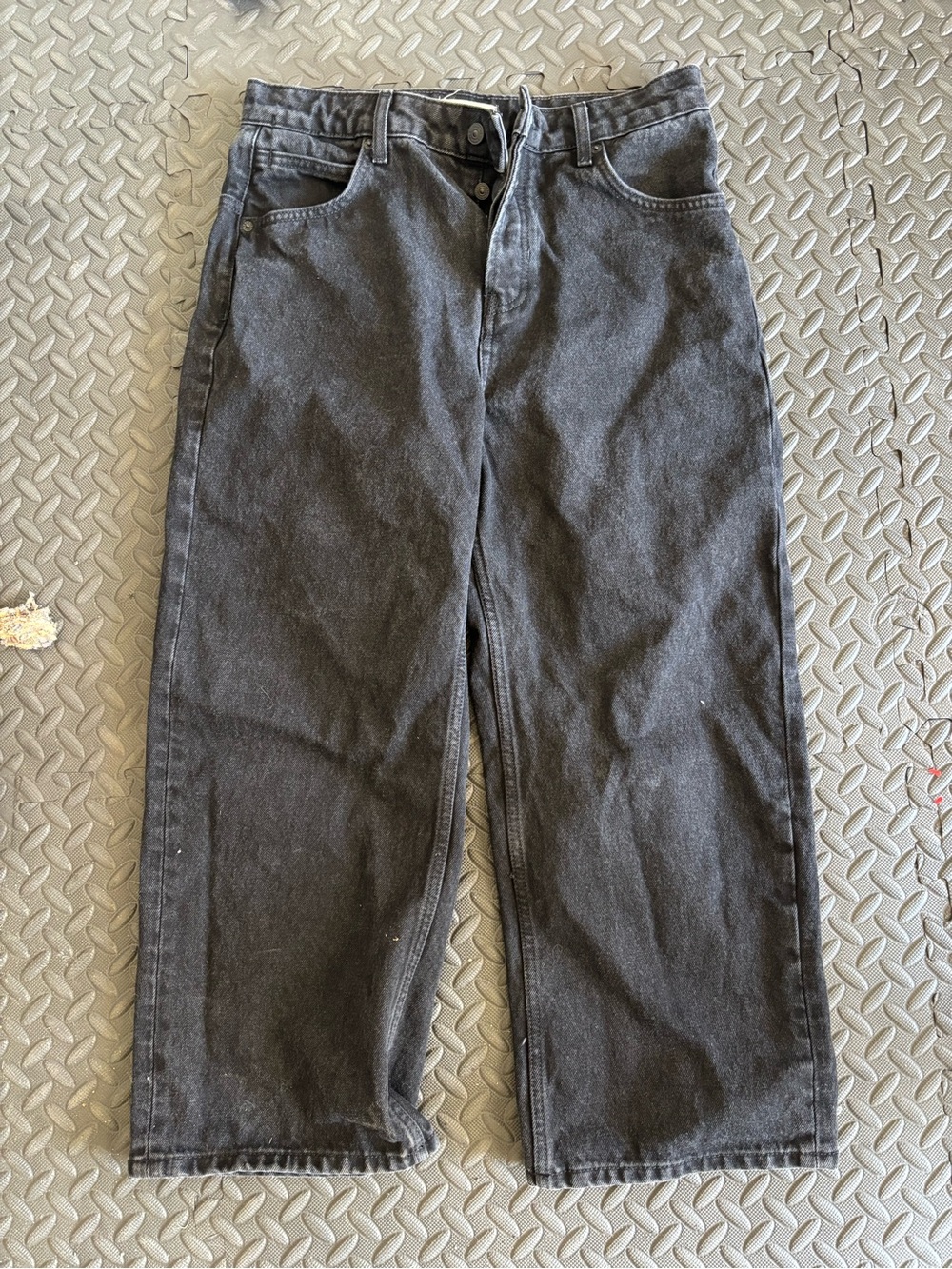 We The Free Deep Trance Dropped Denim High Rise Wide Leg Boyfriend Jeans